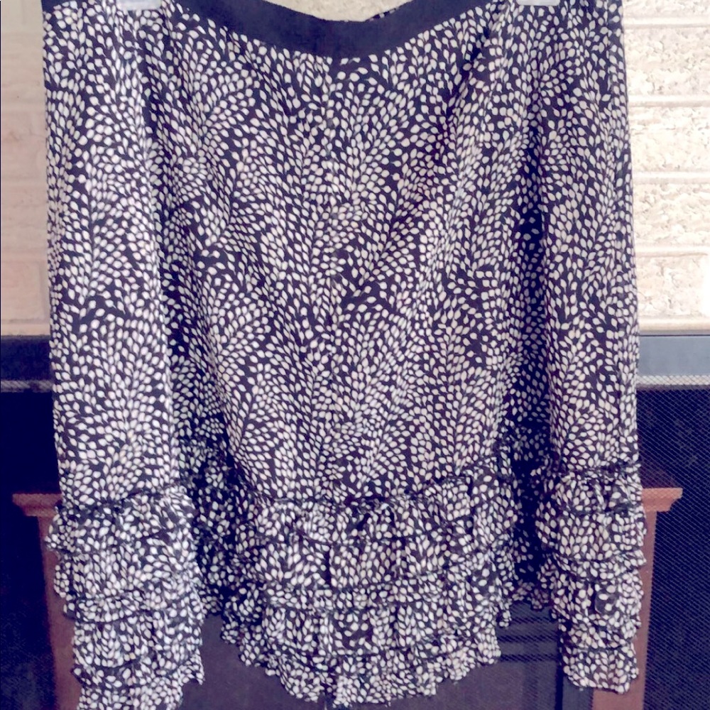 Off the shoulder shear top
